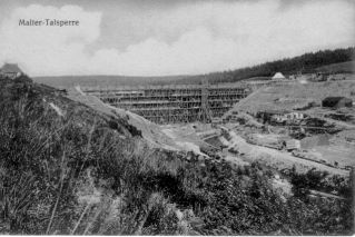 Bau der Mauer 1913